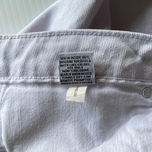 Vanilla Star Juniors Sz 11 Mom Jean White Raw Rolled Cuff Distressed StretchNEW - Picture 11 of 13